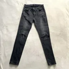 【AZUL】ブラックダメージスキニー　デニム