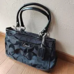 COACH コーチバック　シグネチャー　キャンパス　ブラック