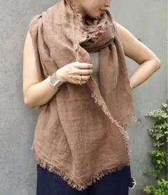 LUNA LUNA 専用　ASAUCE MELER リネン100% ストール