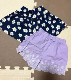 【2児のママ様お取り置き中 400】短パン2枚セット 90cm