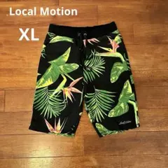 ローカルモーション　メンズ　ハーフパンツ　ボタニカル柄　XLのサムネイル