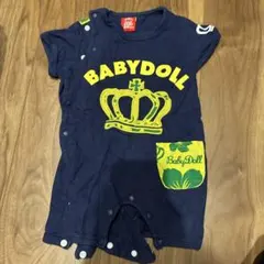 BABYDOLL ロンパース 70 ネイビー