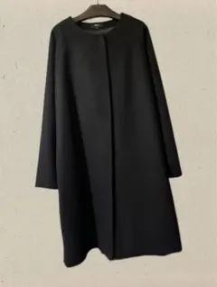 Theory 黒 ロングコート S