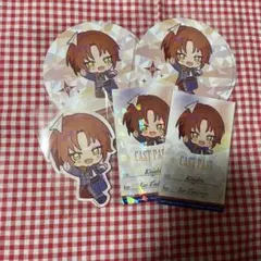 あんスタ　スタフォニ　アニカフェ　コースター　特典　ステッカー　月永レオ