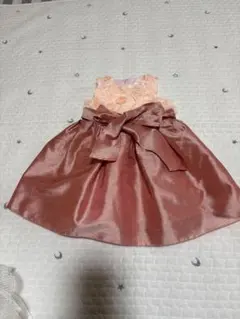 ベビードレス ピンク 80cm