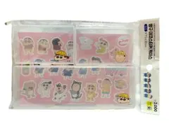 韓国ダイソー　クレヨンしんちゃん　マルチケース３個セットシール付　キャラクターのサムネイル