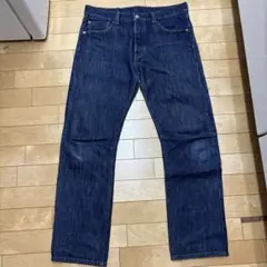 W30 L34】Levis 501 リーバイス レザーパッチ 濃紺 ジーンズ - メルカリ
