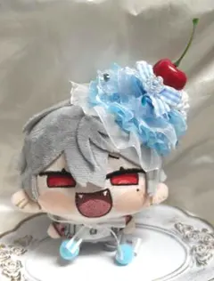 にじまるっと いちごホイップヘッドドレス ブルー - メルカリ
