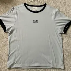 codegraphy 半袖tシャツ 水色×紺　韓国ファッションのサムネイル