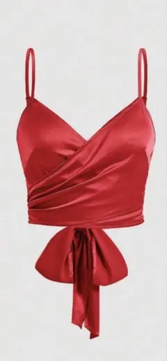 SHEIN ワインレッド ビスチェ XSのサムネイル