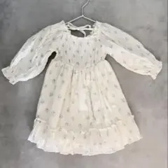 marron baby & kids 花柄ワンピース Sサイズのサムネイル