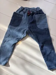 BREEZE デニム パッチワーク パンツ 110