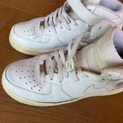 ナイキ エアフォース1 ミッド ホワイト 07