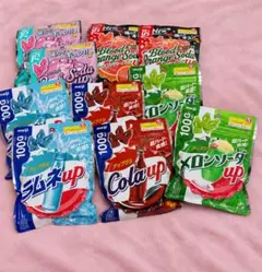 신품 미개봉 明治 アップグミ 詰め合わせ5種 100g×10袋セット コーラ