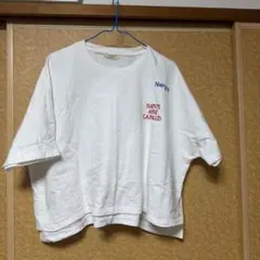 studio CLIPアソートロゴ刺繍プルオーバー半袖 Tシャツ オフホワイトFのサムネイル