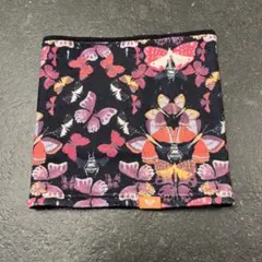【美品】ROXY 蝶模様 フリースネックウォーマー
