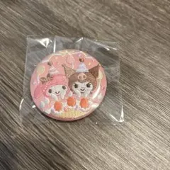 サンリオ刺繍ピンバッジ　マイメロクロミ