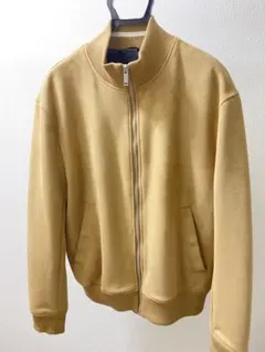 ZARA ベージュ ジップアップジャケット L