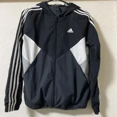 adidas カラーブロック ウインドブレーカー 150センチ