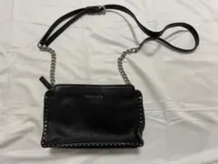 MICHAEL KORS スタッズ　ショルダーバッグ　ブラック　黒