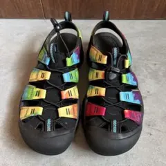 美品KEEN Newport H2 ニューポートアウトドアサンダル カラフル
