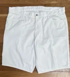 UNIQLO デニムショートパンツ ホワイト XXLのサムネイル