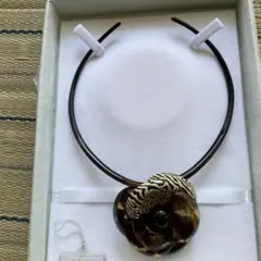 鼈甲　ネックレス　ペンダントヘッドブローチ兼用