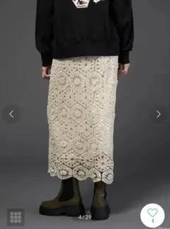 【美品】アメリカンホリック×ディズニーコラボ　ロングスカート　Fのサムネイル