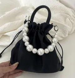 proseverse パールハンドル2wayショルダーバッグ