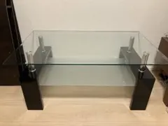 ガラステーブル ローテーブル