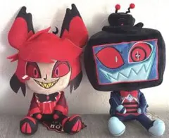 【ラウンドワン限定】ハズビンホテルへようこそ ぬいぐるみ アラスター ヴォックス