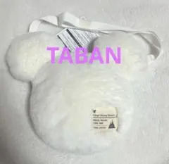 ディズニーリゾート　ファー　ショルダーバッグ　ミッキー　ホワイト　ポシェット　白