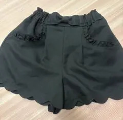 ブラックハーフパンツ 120サイズ