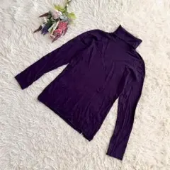 『THE LIMITED』ハイネック長袖ニット　タートルネック　セーター　薄手