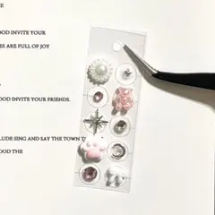 早い者勝ち❤️耳ツボジュエリー ゆめかわ キュート ガーリー 白 ピンク