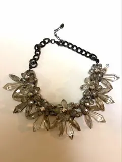 zara ビジューネックレス パーティー