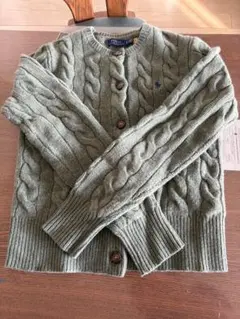 ポロラルフローレン ニットカーディガン グリーン