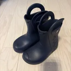 Crocs キッズ レインブーツ ネイビー C11のサムネイル
