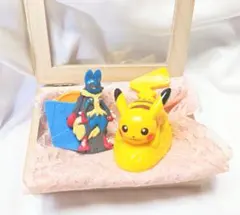 ポケモン フィギュア メガルカリオ ピカチュウ 2体セット(マクドナルドコラボ)