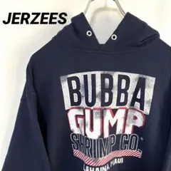 N-6377 ババガンプシュリンプ フォレストガンプ スウェットパーカー裏起毛M