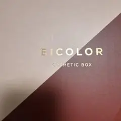 BICOLOR コスメボックス ピンク/レッド