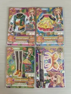 アイカツカード ファインストリートコーデ4枚セット 夏樹みくる