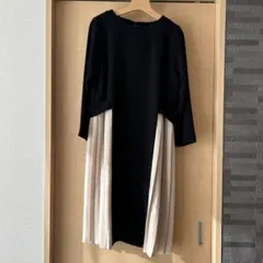 新品タグ付き未使用品　黒ワンピース　M-L