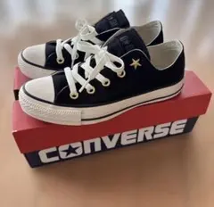 CONVERSE コンバース　ALL STAR ブラック ローカット　22.5