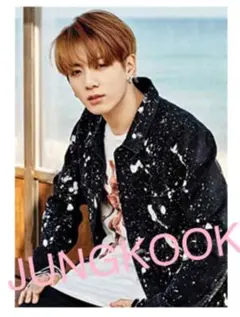 BTS JUNGKOOK グク 絵画風ポスター 40×30