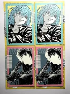 サカモトデイズ　箔押しポストカード　大佛　赤尾リオン