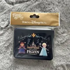 ディズニー　アナと雪の女王　フレークシール缶付き