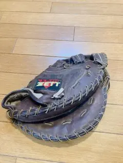 希少】ZETT ゼット グローブ 旧ロゴ 外野手用 右投げ ダークブラウン