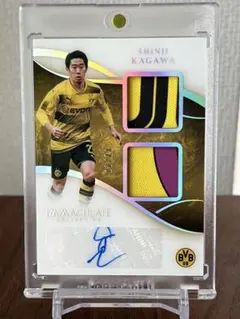 香川真司 25シリ レアパッチ 試合着用ユニ Panini Immaculate