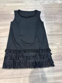 新品　＆LOVE 幸せ　フリル　ティアード　タンクトップ　チュニックのサムネイル